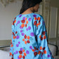 Roshan Elegant Style Solid Color Split Embroidered long sleeves Dress